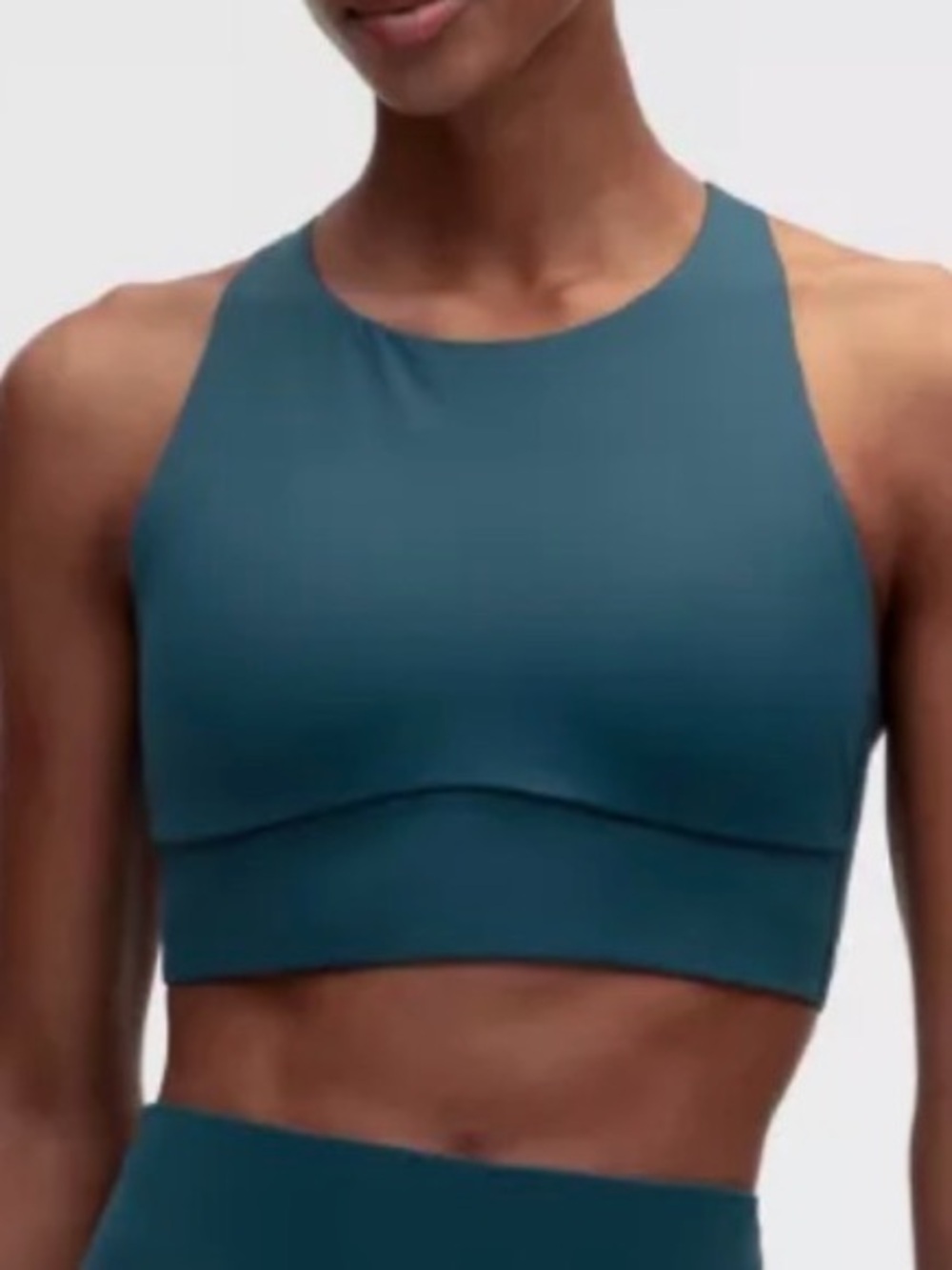 Lululemon wunder train longline  Bra storm teal - Size 6